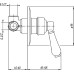 Смеситель Migliore Ermitage ML.ERM-7030 Bi Do С ВНУТРЕННЕЙ ЧАСТЬЮ