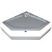 Поддон для душа GuteWetter Deluxe 100x100x16 P серый