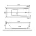 Акриловая ванна Excellent Wave Slim 160x70