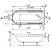 Акриловая ванна Vagnerplast Hera 180x80