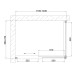 Душевой уголок Vegas Glass ZP+ZPV 120*70 01 02 профиль белый, стекло шиншилла