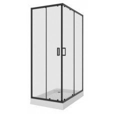 Душевое ограждение Niagara NG-6810-08 BLACK 120x80 