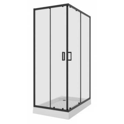 Душевое ограждение Niagara NG-6810-08 BLACK 120x80