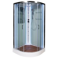 Душевая кабина Deto A01 LED+GM K N 100x100 с гидромассажем