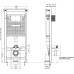 Система инсталляции для унитазов BelBagno BB-T441