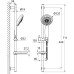 Душевой гарнитур Iddis TSH0601