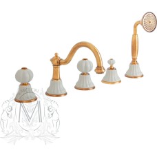 Смеситель Migliore Olivia ML.OLV-5880.Bi.Do С ВНУТРЕННЕЙ ЧАСТЬЮ 