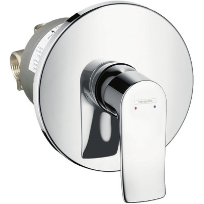 Смеситель Hansgrohe Metris 31686000 С ВНУТРЕННЕЙ ЧАСТЬЮ, для душа