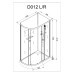 Душевая кабина AvaCan D012R 120x90