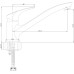 Смеситель Aquanet Techno SD90885 для кухонной мойки