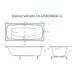 Ванна из искусственного камня Delice Veneto 180x75 глянцевая с ручками хром DLR330062R-G
