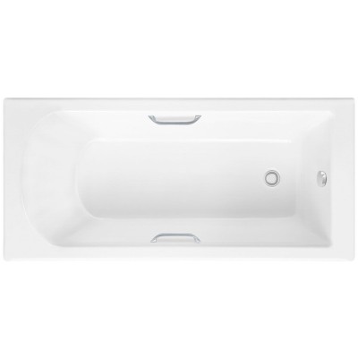 Ванна из искусственного камня Delice Scandi 175x70 глянцевая с ручками хром DLR330028R-G
