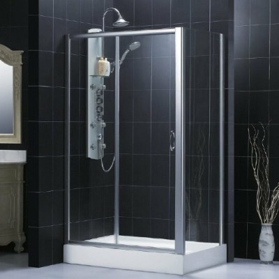 Душевой уголок RGW Passage PA-42 (1100-1120)х900 профиль хром, стекло чистое