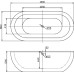 Акриловая ванна BelBagno BB13-1800