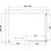 Душевой уголок Vegas Glass ZP+ZPV 100*90 09 01 профиль золото, стекло прозрачное