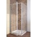 Душевой уголок GuteWetter Practic Square GK-401 левая 70x70 см стекло бесцветное, профиль матовый хром