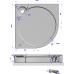 Поддон для душа GuteWetter Deluxe 100x100x16 R белый