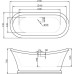 Акриловая ванна BelBagno BB09