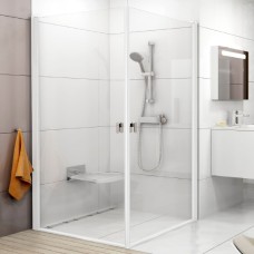 Душевой уголок Ravak CRV1-100+CRV1 Transparent, профиль белый 