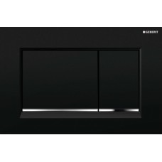 Кнопка смыва Geberit Sigma 30 115.883.KM.1 черная / хром 