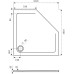 Душевой поддон Good Door Пента 100x100 белый