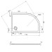 Душевой поддон Good Door Селфи L 120x80 белый