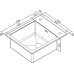 Мойка кухонная Zorg Inox Glass GL-6051-black-grafit черное стекло