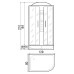 Душевая кабина River Dunay 120/80/24 ТН 120x80 R