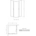 Душевой уголок Radaway Premium Plus C 90x190 прозрачное стекло