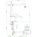Смеситель Fiore Jafar 47CR2245 для раковины
