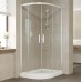 Душевой уголок Vegas Glass ZS-F 100*80 01 01 профиль белый, стекло прозрачное