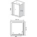 Душевой уголок RGW Classic CL-41 (860-910)x800x1850 профиль хром, стекло чистое