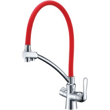 Смеситель Lemark Comfort LM3070C-Red для кухонной мойки 