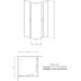 Душевой уголок Radaway Premium Plus C 90x190 стекло фабрик