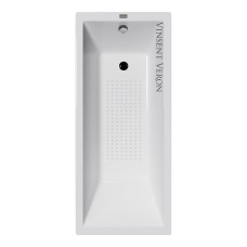 Чугунная ванна Vinsent Veron Square 170x75x45 с антискользящим покрытием