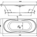 Акриловая ванна Vagnerplast Briana 180x80