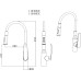 Смеситель Gllon GL-118 4002CG для кухонной мойки