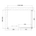 Душевой уголок Vegas Glass ZP+ZPV 120*100 09 02 профиль золото, стекло шиншилла