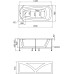 Акриловая ванна 1MarKa Elegance 150x70
