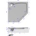 Поддон для душа GuteWetter Deluxe 100x100x2 P черный