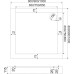 Душевой поддон Good Door Форум 80x80 белый