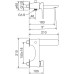 Смеситель La Torre Laghi 44020S.CR для ванны с душем