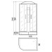 Душевая кабина River Nara 100/80/24 МТ R 100x80
