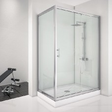 Душевой уголок Aquanet Alfa NAA1131 800х1500х2000 стекло прозрачное, профиль хром 
