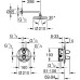 Душевой комплект Grohe Grohtherm 1000 34582001 С ВНУТРЕННЕЙ ЧАСТЬЮ