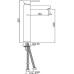 Смеситель Jaquar Kubix-F KUB-CHR-35009NFB3 для раковины