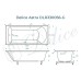 Ванна из искусственного камня Delice Astra 170x80 глянцевая DLR330056-G