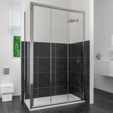 Душевой уголок RGW Classic CL-40 (1260-1310)х900 профиль хром, стекло чистое 