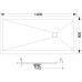 Поддон для душа RGW Stone Tray ST-148W 80х140 с сифоном