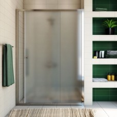 Душевая дверь в нишу GuteWetter Guwer GK-662D 130 см стекло матовое, профиль хром 